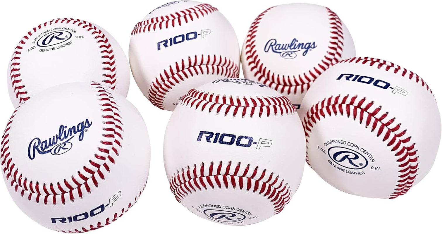 | RAISED SEAM Practice Baseballs | R100-P | High School/Youth | 6 Count